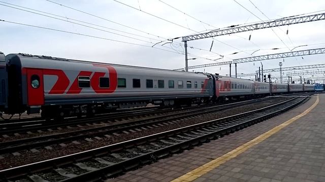 ЭП1М-532 с поездом №61 Москва Нальчик смотреть онлайн