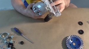 Универсальный кожух для болгарки с пылеотводом