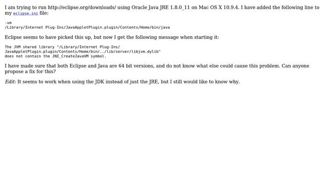 Apple: Running Eclipse Luna using Oracle Java 8 on Mavericks (2 Solutions!!) смотреть онлайн