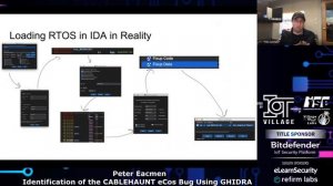 Identification of the CABLEHAUNT eCos Bug Using GHIDRA - Peter Eacmen @eacmen