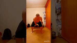 Кардио тренировка с гирей 16 кг