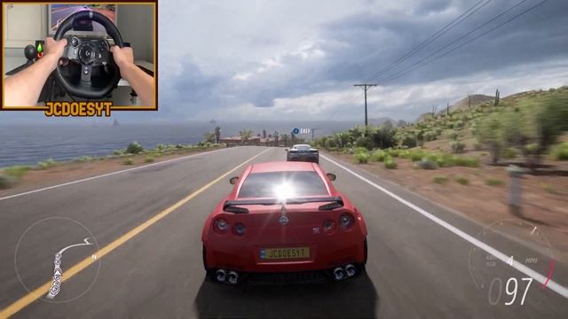 1000HP Nissan GT-R Black Edition | Logitech G920 | Forza Horizon 5 | Gameplay смотреть онлайн