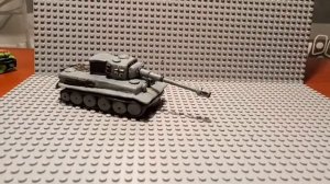 Немецкий танк ТИГР-1 из пластилина.