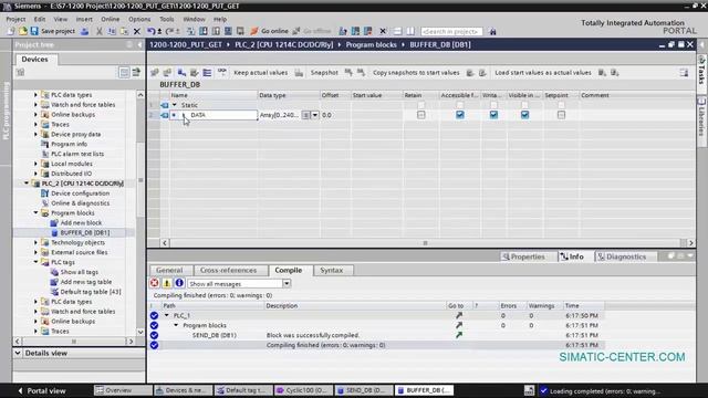GET-PUT Communications for S7-1200 смотреть онлайн
