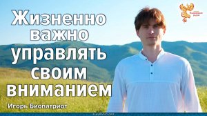 Жизненно важно управлять своим вниманием