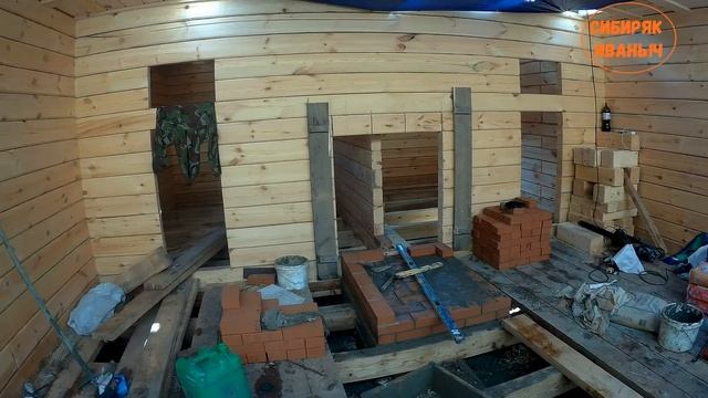 Строительство брусового дома 6х9 метров. Подробный обзор!!! Хорошие строители г.Красноярск. смотреть онлайн
