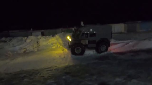 Вторые полевые испытания самодельного снегоболотохода Малыш на шинах низкого давления часть 2 смотреть онлайн