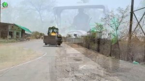 JCB 3dx Xpert Loading Mud in Trolley Mahindra Arjun NOVO 605 Eicher 485 Eicher 242 Tractor