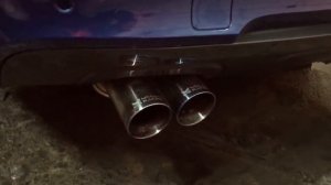 Выхлопная система 3-дюйма (76мм) BMW X1 (E84) N20 Холодный запуск / Exhaust system BMW X1 E84 N20 C