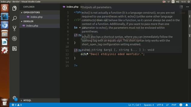 PHP-if,else,elseif #6 смотреть онлайн