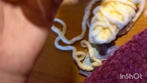 Мишка из пряжи Alize Velluto