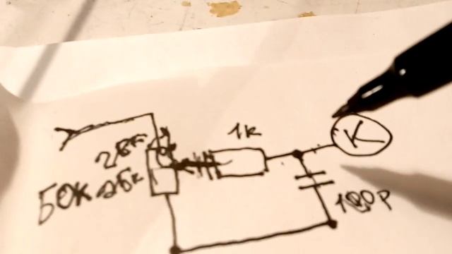 Влияние резистивного регулятора громкости на форму сигнала