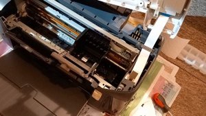 EPSON R300 clean printer head part 001 - 01 01 23