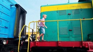 Kids & oldfashion trains in Brest Музей паровозов для детей - старинные паравозы, поезда
