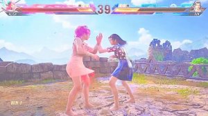 Tekken 8 Barefoot Jun Kazama vs Barefoot Alisa🦶🦶😍👅❤️