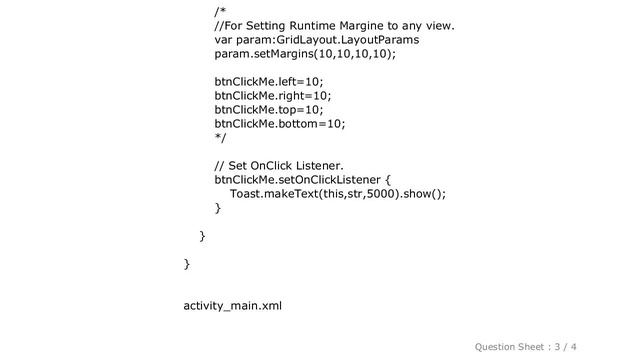 Android : Set runtime margin to any view using Kotlin смотреть онлайн