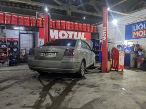 Замена масла в АКПП Toyota Avensis Aisin U241e