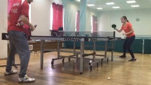 Настольный теннис. Тренировка 15