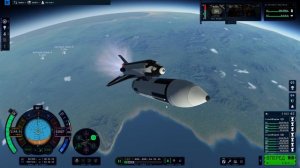 Kerbal Space Program 2 Шаттл вывод станции на орбиту