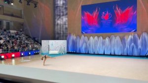 Лала Крамаренко скакалка!!!Соревнования Алины Кабаевой "небесная грация"