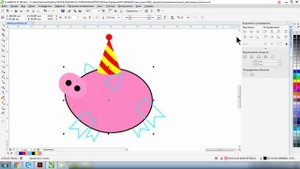 ПРОСТОЙ РИСУНОК В ВЕКТОРЕ. КОРЕЛ. УРОК ДЛЯ НАЧИНАЮЩИХ И ПРОДОЛЖАЮЩИХ. COREL DRAW