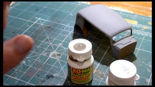 Строим диораму "Мафия" Ч-5. Покраска салона и сборка кузова Паккарда. Стендовый моделизм. смотреть онлайн