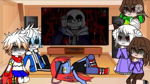 classic undertale react (rap do killer sans)