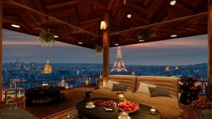 Французское кафе - Романтическая парижская кофейня с расслабляющей джазовой музыкой на работе #5