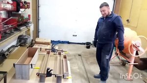Делаем памятник из бетона и керамогранитной плиты.(ЧАСТЬ 1)