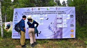 Соревнование туристов в Маслянинском районе