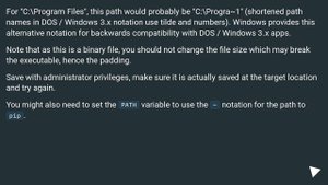 Fatal error in launcher: Unable to create process using ""C:\Program Files (x86)\Python33\python.ex