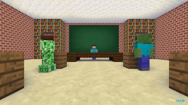 Monster school : DRAGON BALL Z DRAWING CHALLENGE - Minecraft Animation смотреть онлайн