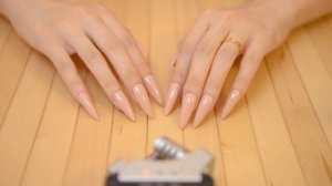 ASMR Table Tapping & Scratching with Long Nails (No Talking)