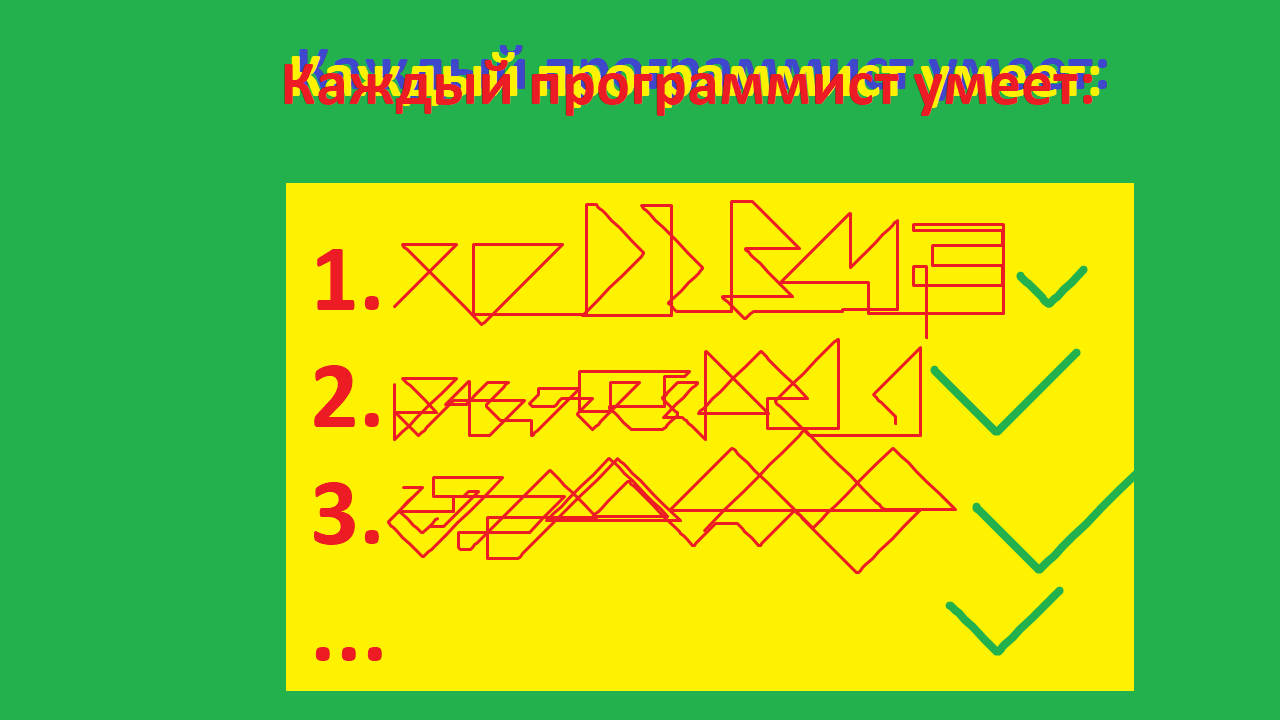 Что должен уметь программист.