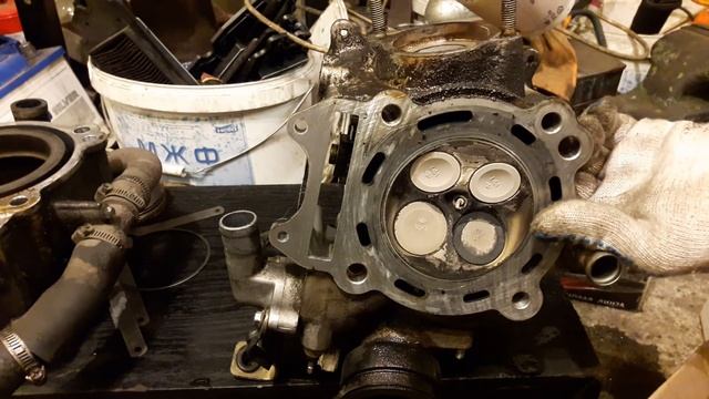 SYM MAXSYM 400, пробег 85500, ремонт движка. смотреть онлайн