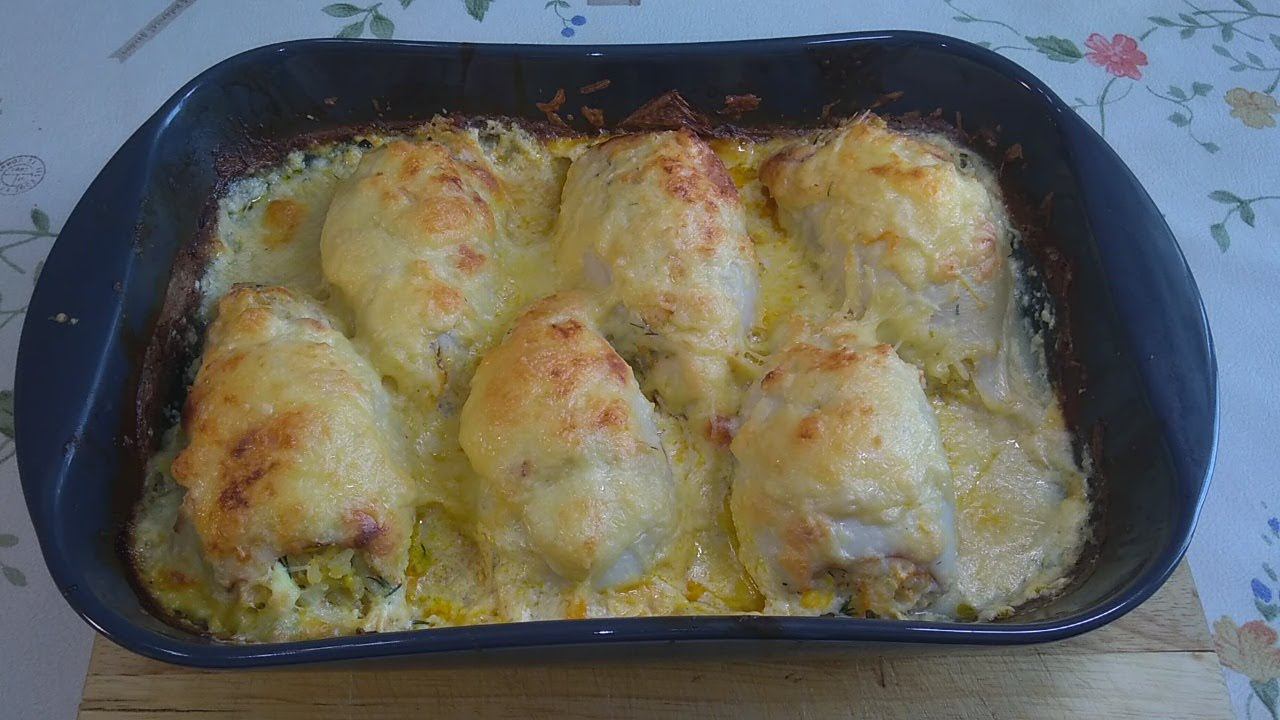 Кальмары фаршированные.