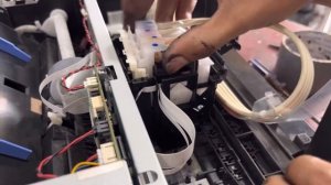 Epson L3150 L3158 How to change FLEX | Logic board to Printer head