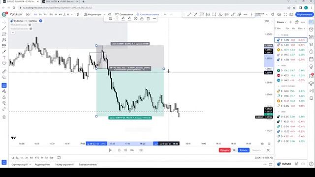 Open Stream. Backtest EUR. Работа с контекстом и набором позиций.