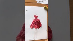 How to Draw Evening Dress | Fashion Design model Dress #3