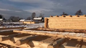 Срубы ручной работы в Тверской области. Деревянный дом. Деревянная баня.