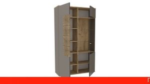 Обзор Шкаф двухстворчатый левый Фиджи | HOFF