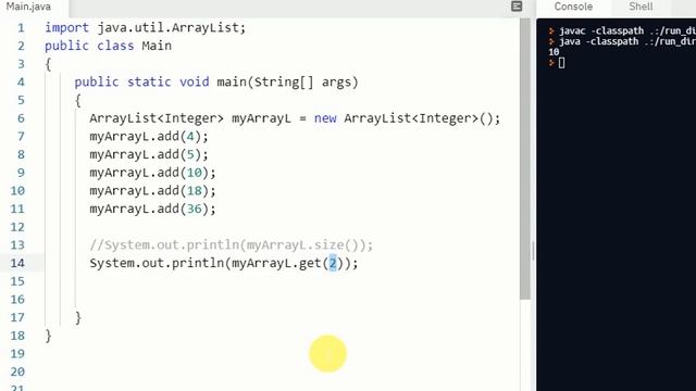 Java: ArrayList