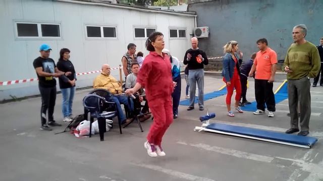 День физкультурника красавицы отметили со скакалкой