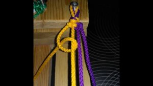 Как плести браслет "Двойной узел" из паракорда, браслет выживания