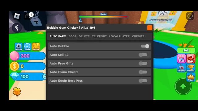 NEW SCRIPT ROBLOX BUBBLE GUM CLICKER WORKING ON MOBILE AUTO KLICK смотреть онлайн
