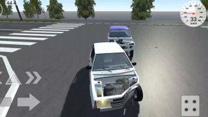 Комп полетел нашел замену.Погоня от полицейской нивы в игре simpl car crash