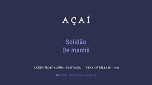 AĆAÍ - Gal Costa (1981) - Lyrics