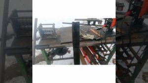 Замятие окончания профильной трубы