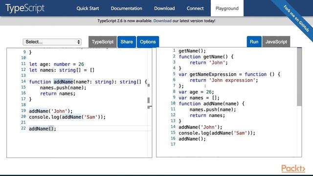 Learning TypeScript Fundamentals : Up and Running with Functions | packtpub.com