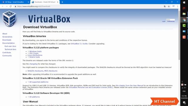 How to install VirtualBox 5.2.22 on Windows смотреть онлайн